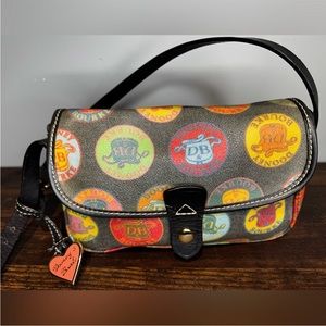 Dooney & Bourke - Black Canvas Medallion Bag